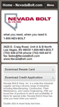 Mobile Screenshot of nevadabolt.com